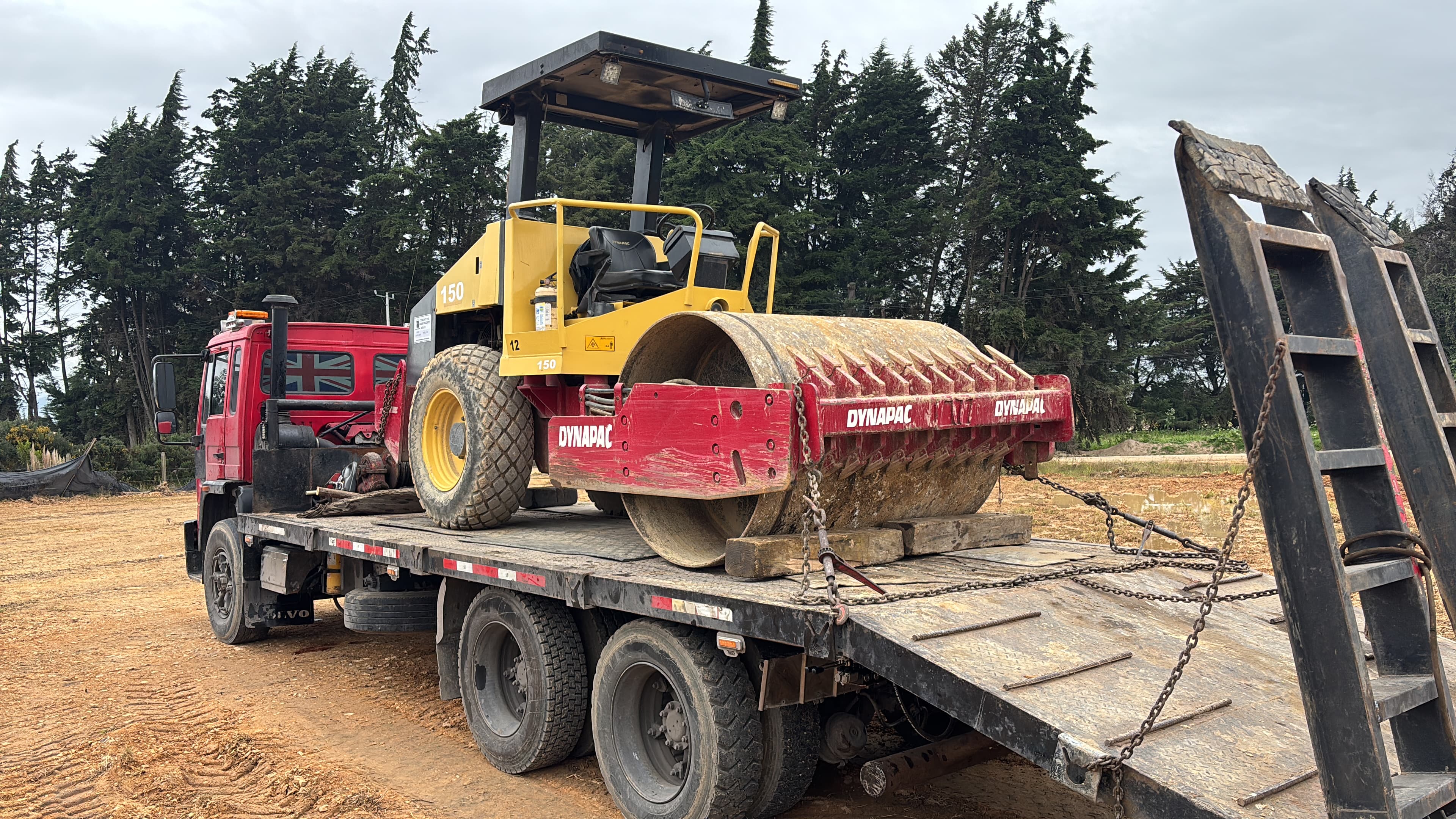 Transporte de grúa torre por carretera nacional